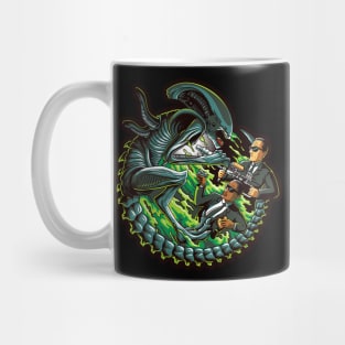 alien vs MIB Mug